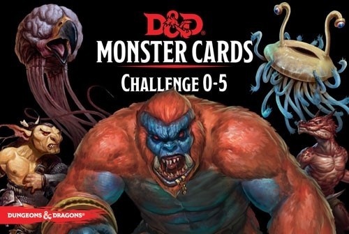 Dungeons & Dragons Monster Cards: Challenge 0-5